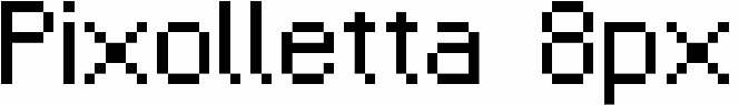 Pixolletta 8px