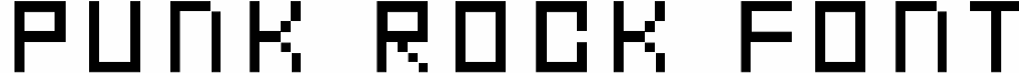 Punk Rock Font