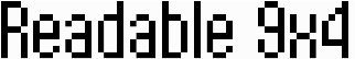 Readable 9x4