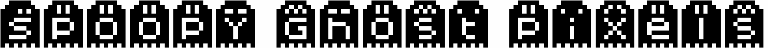Spoopy Ghost Pixels