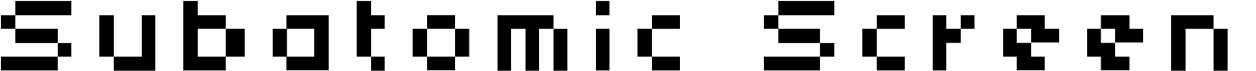 Subatomic Screen