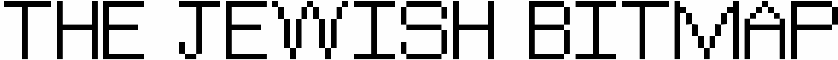 The Jewish Bitmap