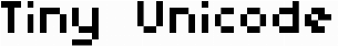 Tiny Unicode