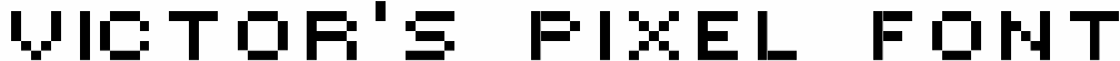 Victor's Pixel Font