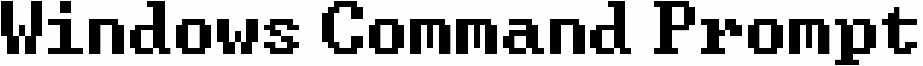 Windows Command Prompt