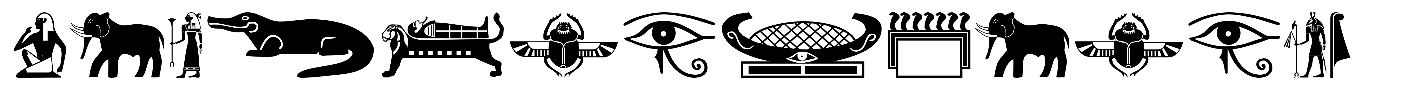 OldEgyptGlyphs 