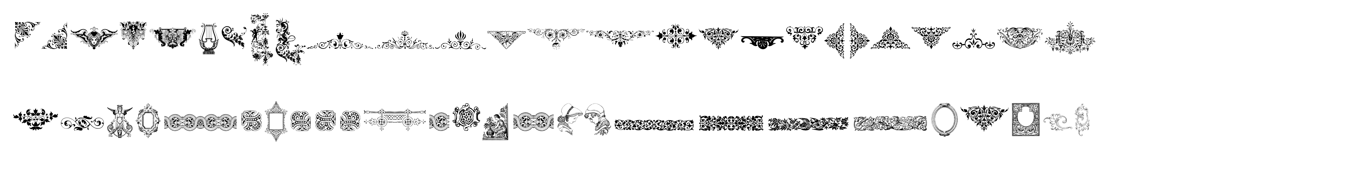 Victorian Free Ornaments Two