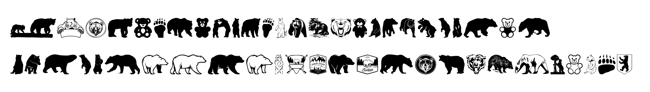 Bear Icons