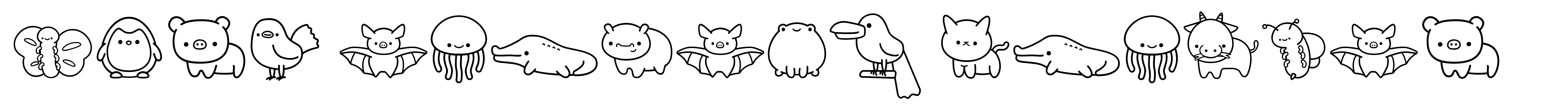 Cute Animals Dingbat