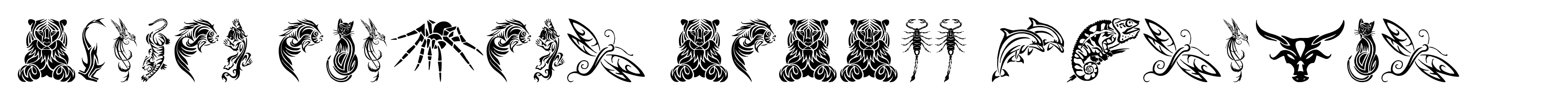 Tribal Animals Tattoo Designs