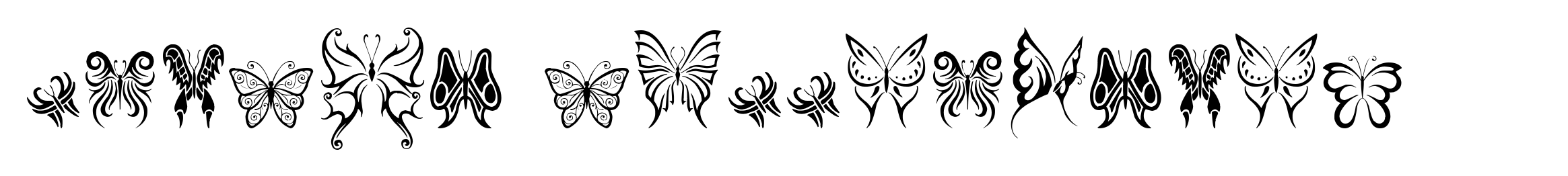 Tribal Butterflies