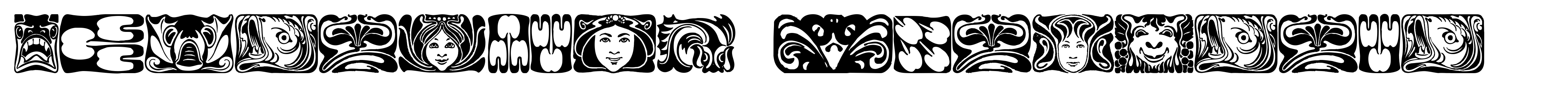 Jugendstil Ornamente