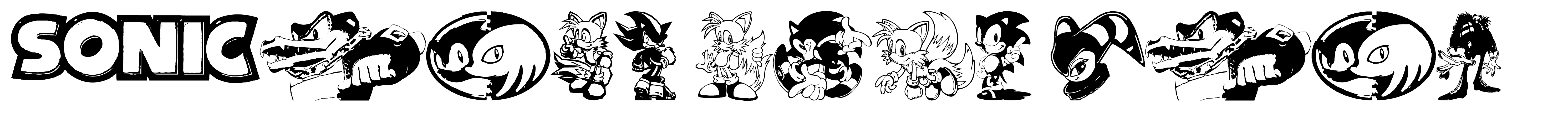 Sonic Mega Font
