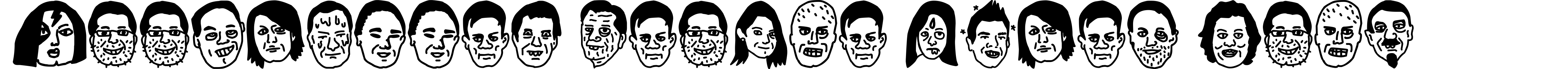 Woodcutter People Faces Vol3