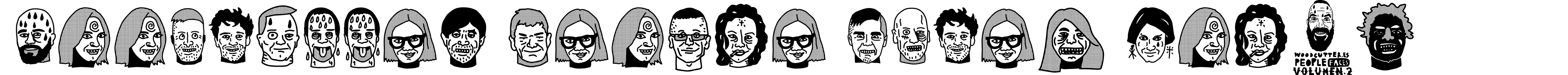 Woodcutter People Faces Vol.2