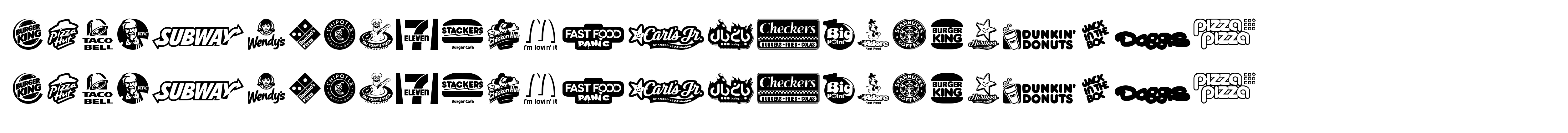 Fast Food logos