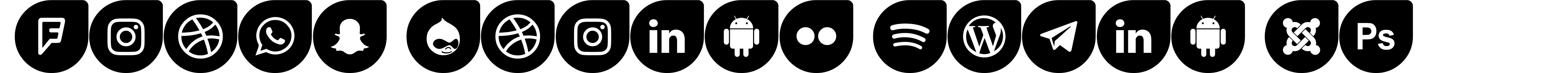 Icons Social Media 12