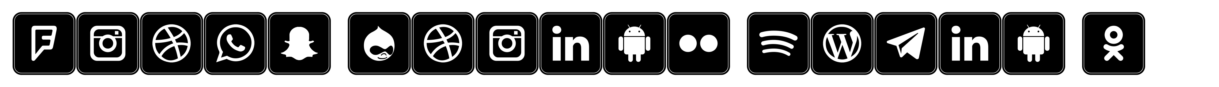 Icons Social Media 7