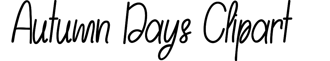 Autumn Days Clipart