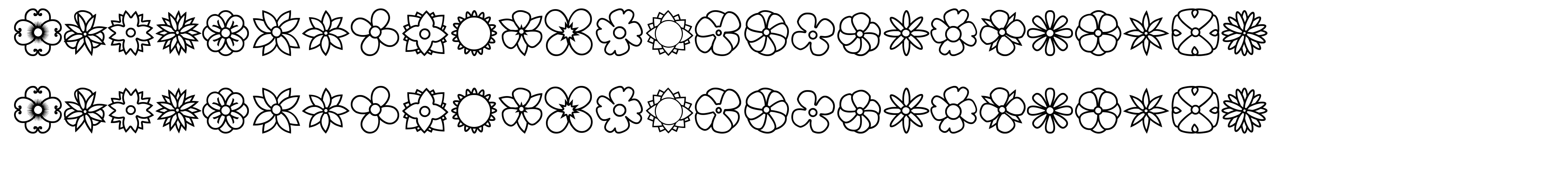 Flowers Dots Bats TFB