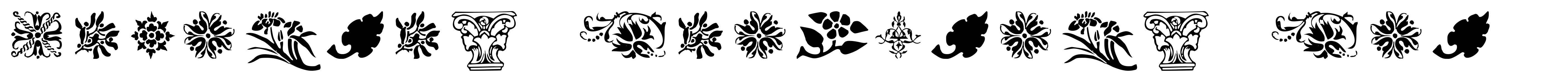 Printers Ornaments One