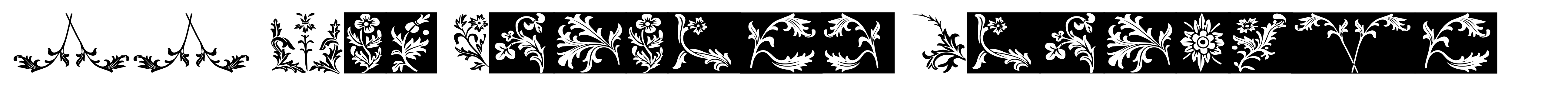 YY Old English Dingbats