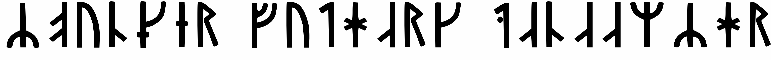 Younger Futhark Danaamyhr