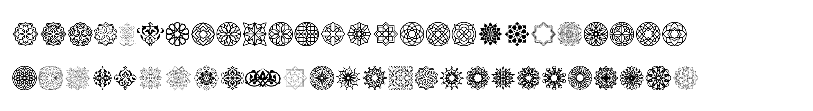 Arabesque Ornaments