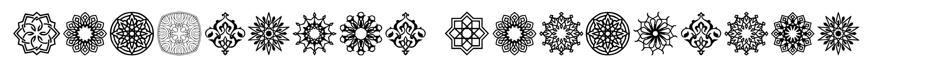 Arabesque Ornaments