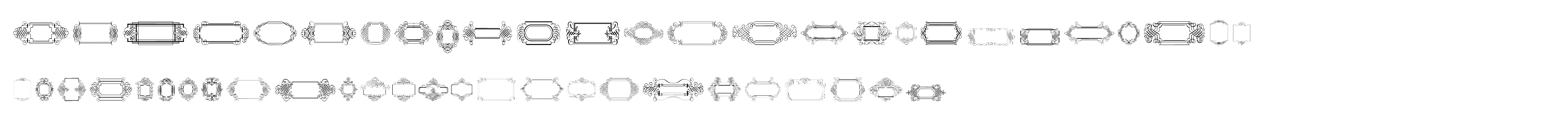 Calligraphic Frames Soft