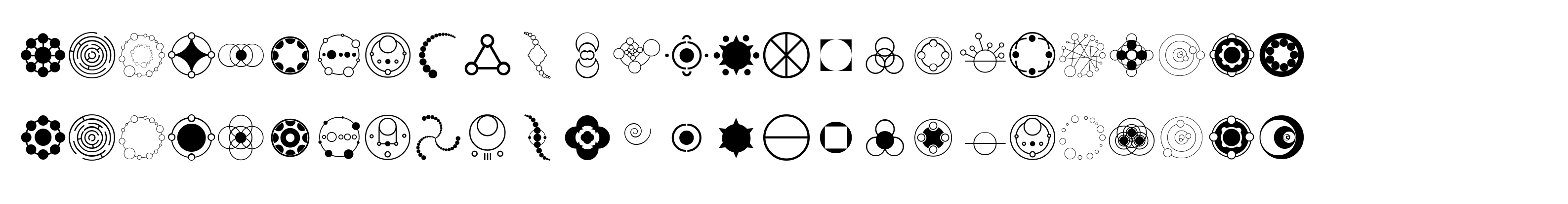 Crop Circle Dingbats 