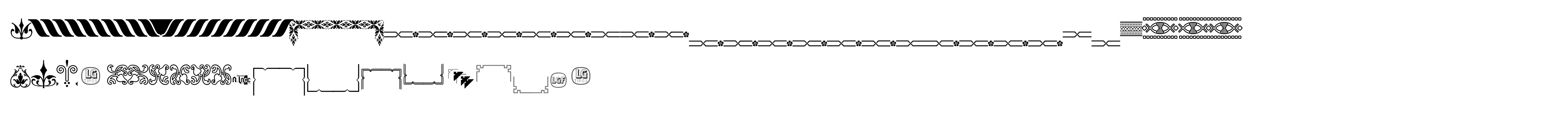 Ornamentos Orlas y Vinetas LGt