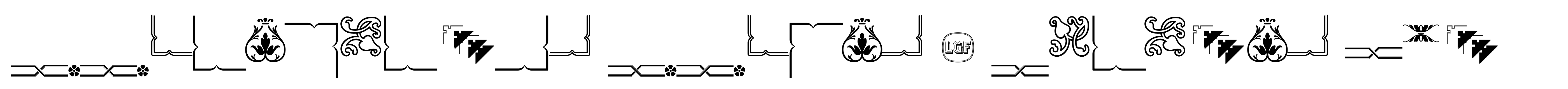 Ornamentos Orlas y Vinetas LGt