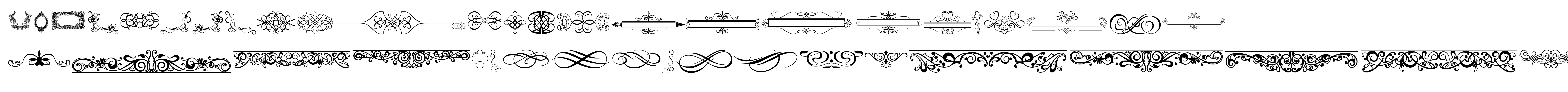 Ornaments Labels and Frames