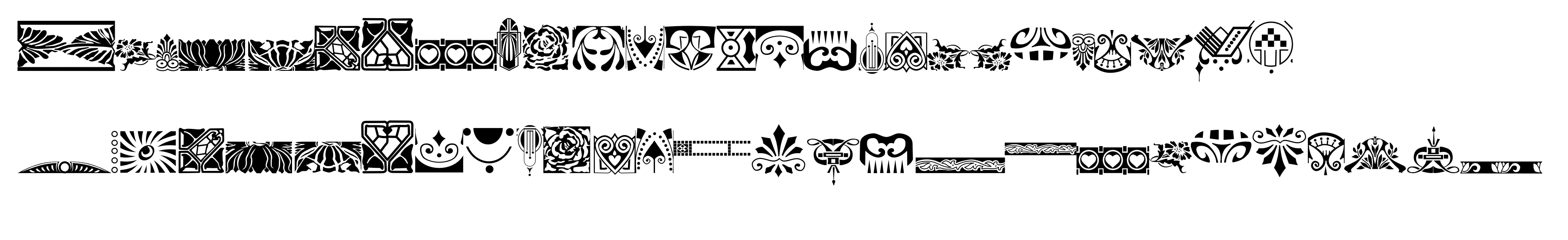 Rococo Nouveau Deco Dings