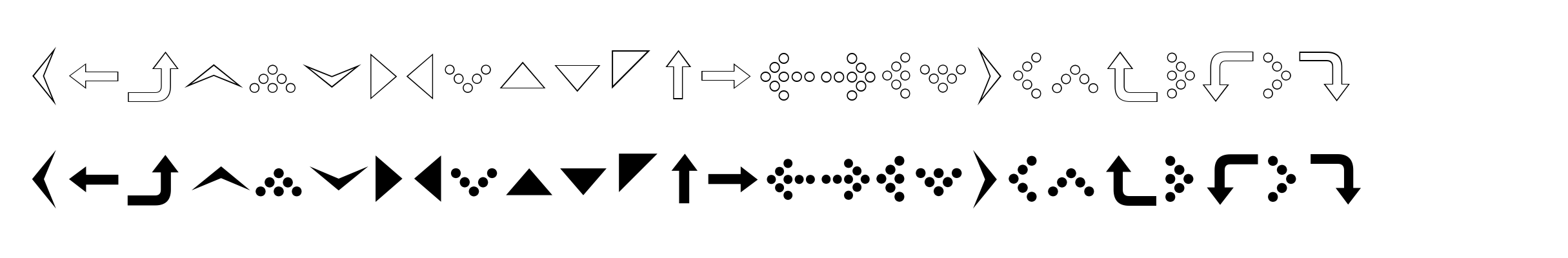 SimpleDirectionArrows