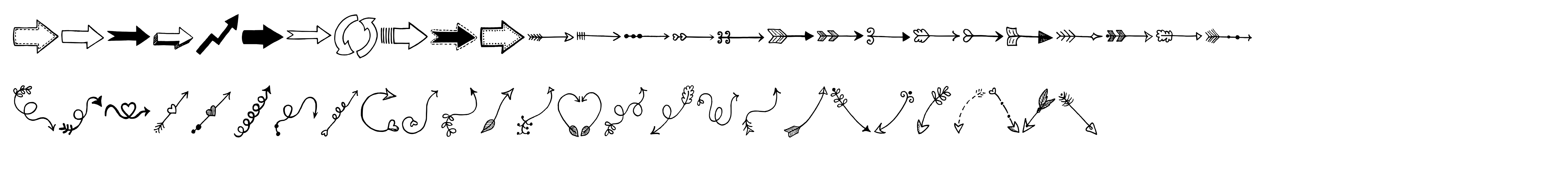 Tanaestel Doodle Arrows 01