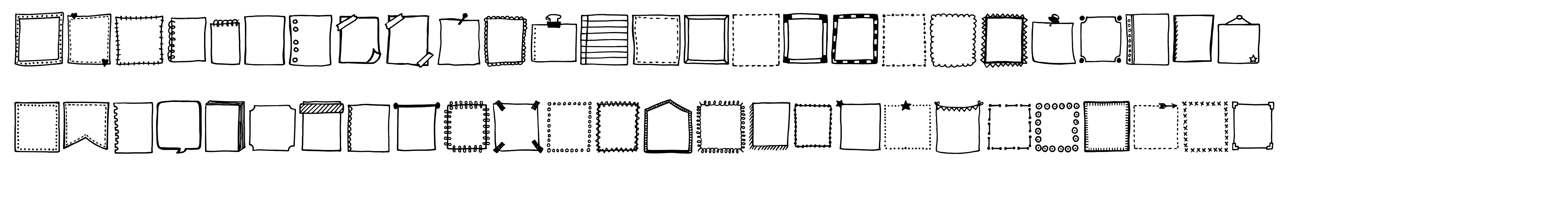 Tanaestel Doodle Frames 01