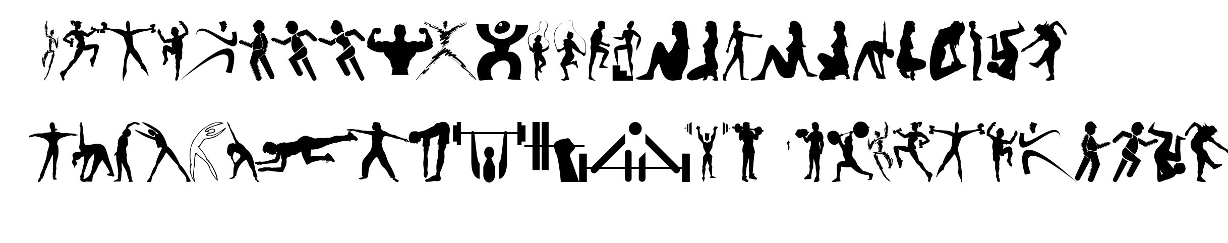 Fitness Silhouettes