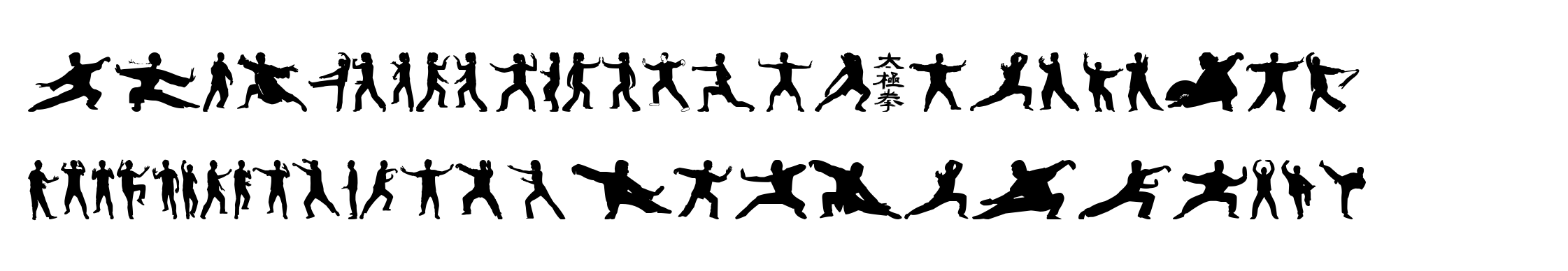 Tai-Chi Silhouette