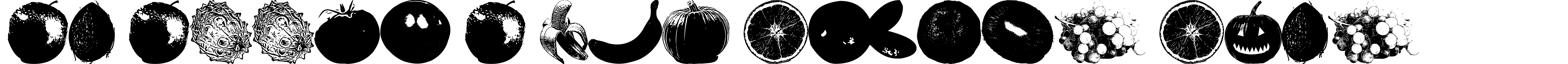 An Apple A Day Fruit Font