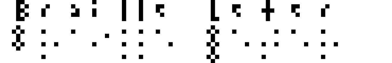 Braille Leter