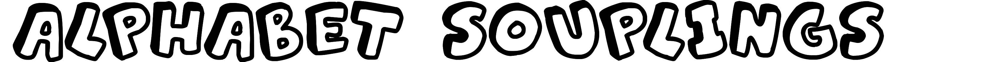 Alphabet Souplings