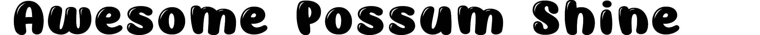 Awesome Possum Shine