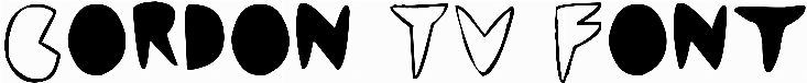 Cordon TV Font