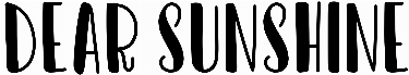Dear Sunshine
