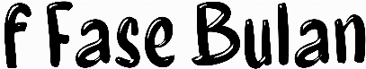 f Fase Bulan