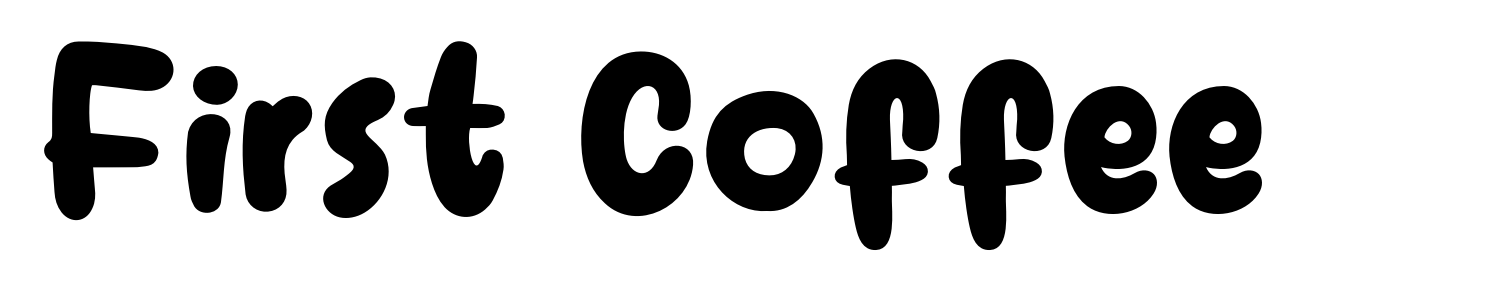 First Coffee
