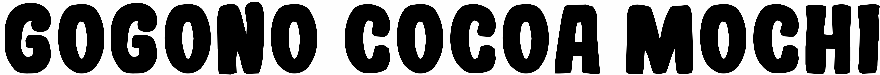 Gogono Cocoa Mochi