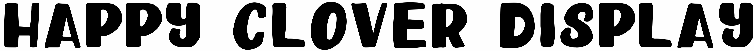 Happy Clover Display